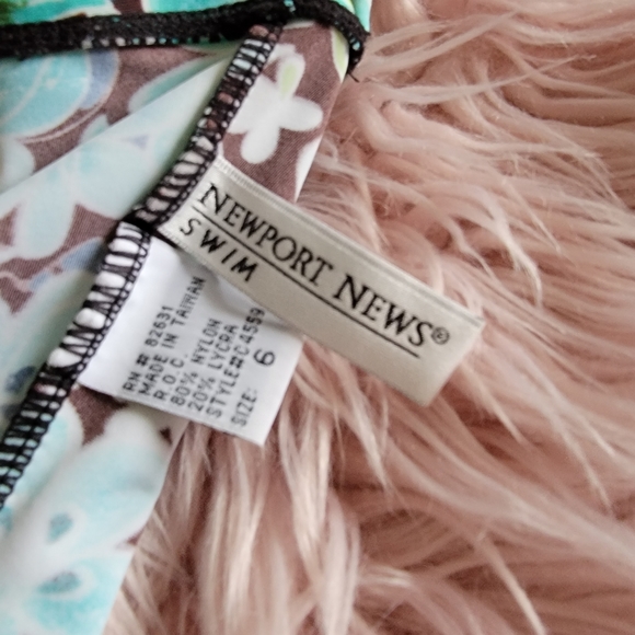 Vintage 90s One Piece Swimsuit Triangle Top Bust - Picture 10 of 11